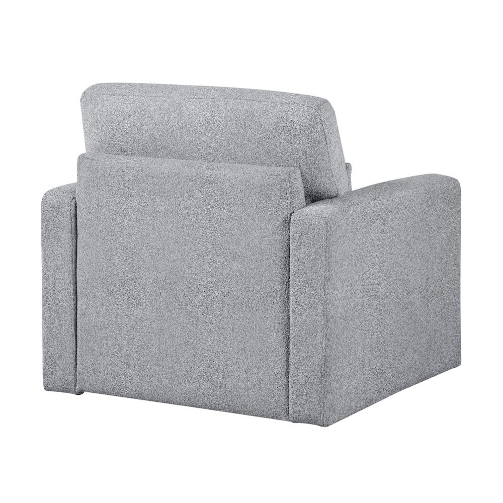 Homelegance  - Pompano Swivel Chair in Gray - 9630GY-1SW  view 6