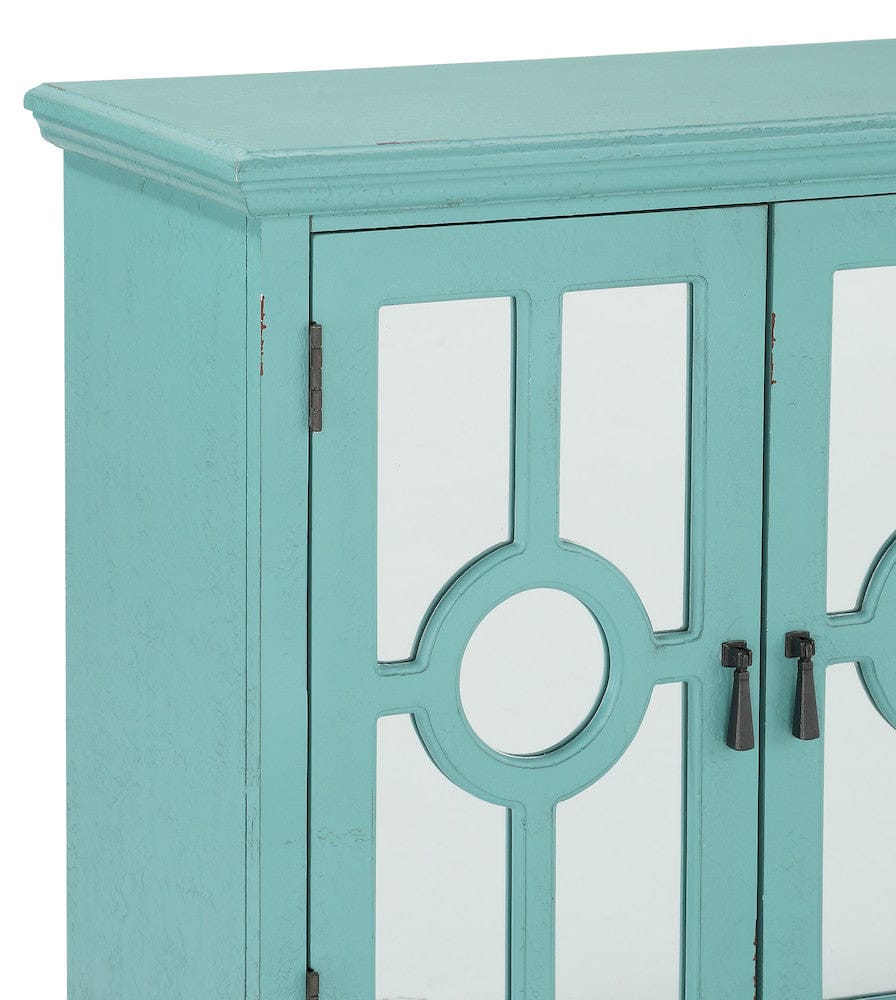 Homelegance  - Poppy Accent Chest in Aqua - 1000A70AQ  view 2