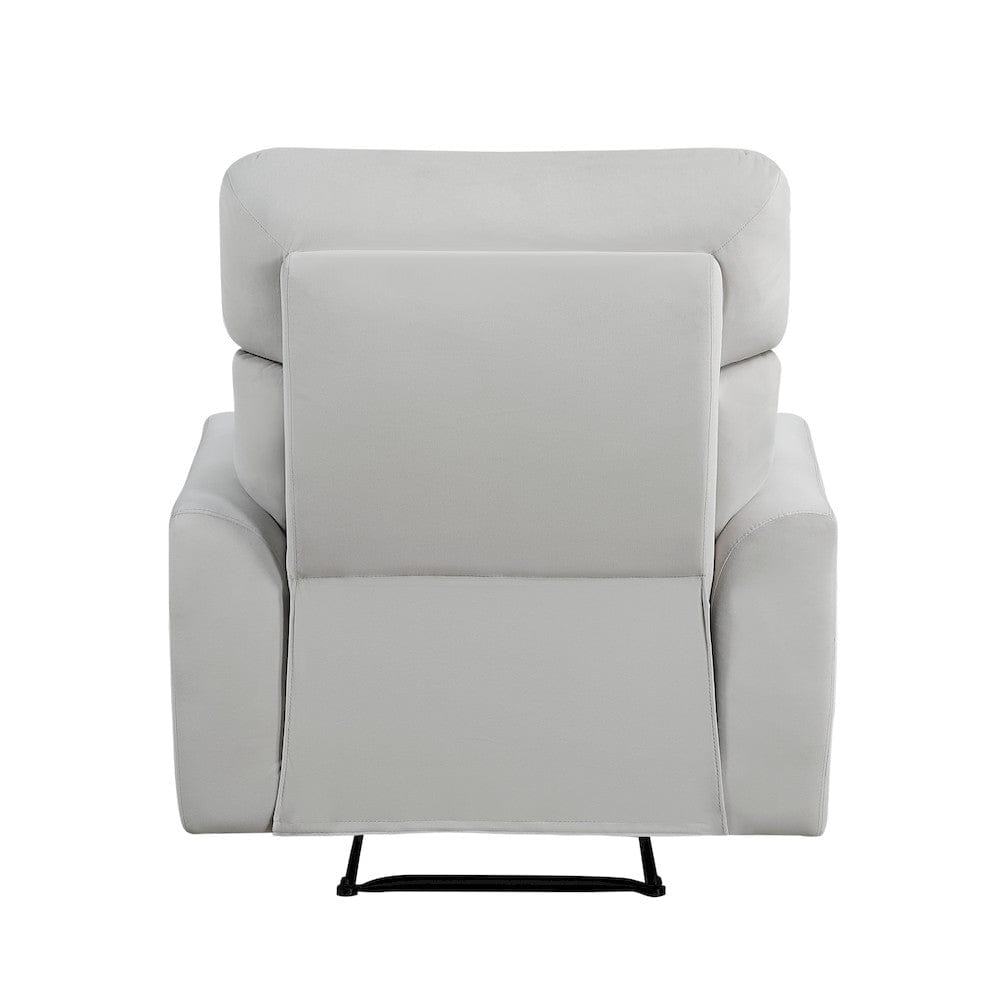 Homelegance  - Preston Reclining Chair in Gray - 9450GY-1  view 2