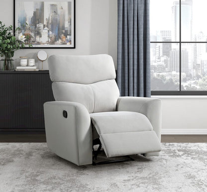 Homelegance  - Preston Reclining Chair in Gray - 9450GY-1  view 5