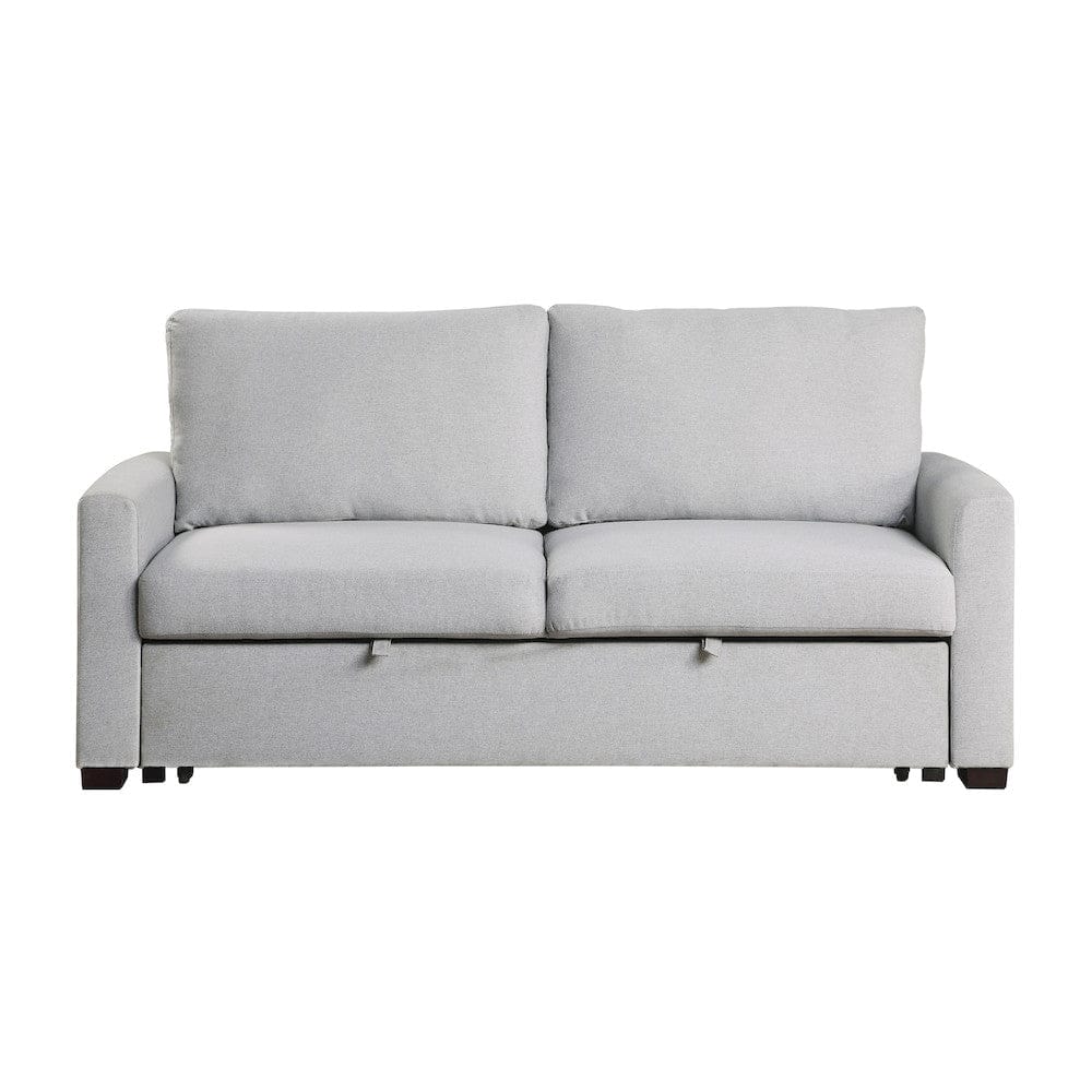 Homelegance  - Price Convertible Studio Sofa W/ Pull-out Bed in Gray - 9525RF-3CL  view 1