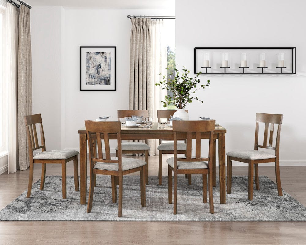 Homelegance  - Prineville 7-Piece Pack Dinette Set in Beige - 5762  view 8
