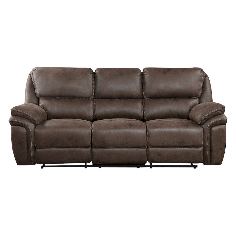 Homelegance  - Proctor Double Reclining Sofa in Brown - 8517BRW-3  view 1
