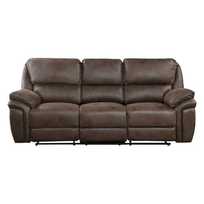Homelegance  - Proctor Double Reclining Sofa in Brown - 8517BRW-3  view 1