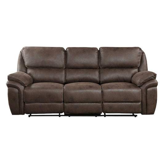Homelegance  - Proctor Double Reclining Sofa in Brown - 8517BRW-3  view 1