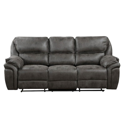 Homelegance  - Proctor Double Reclining Sofa in Gray - 8517GRY-3  view 1