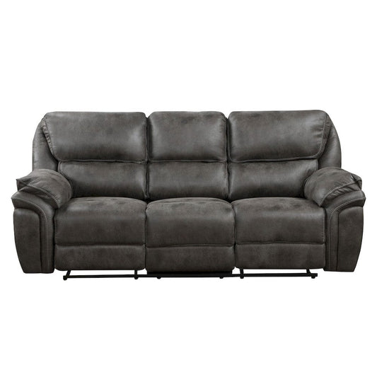 Homelegance  - Proctor Double Reclining Sofa in Gray - 8517GRY-3  view 1