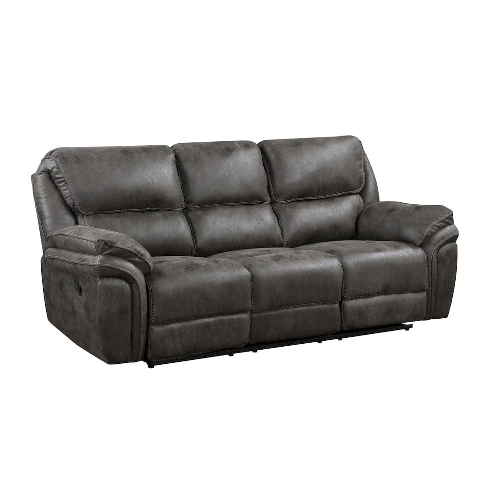 Homelegance  - Proctor Double Reclining Sofa in Gray - 8517GRY-3  view 3