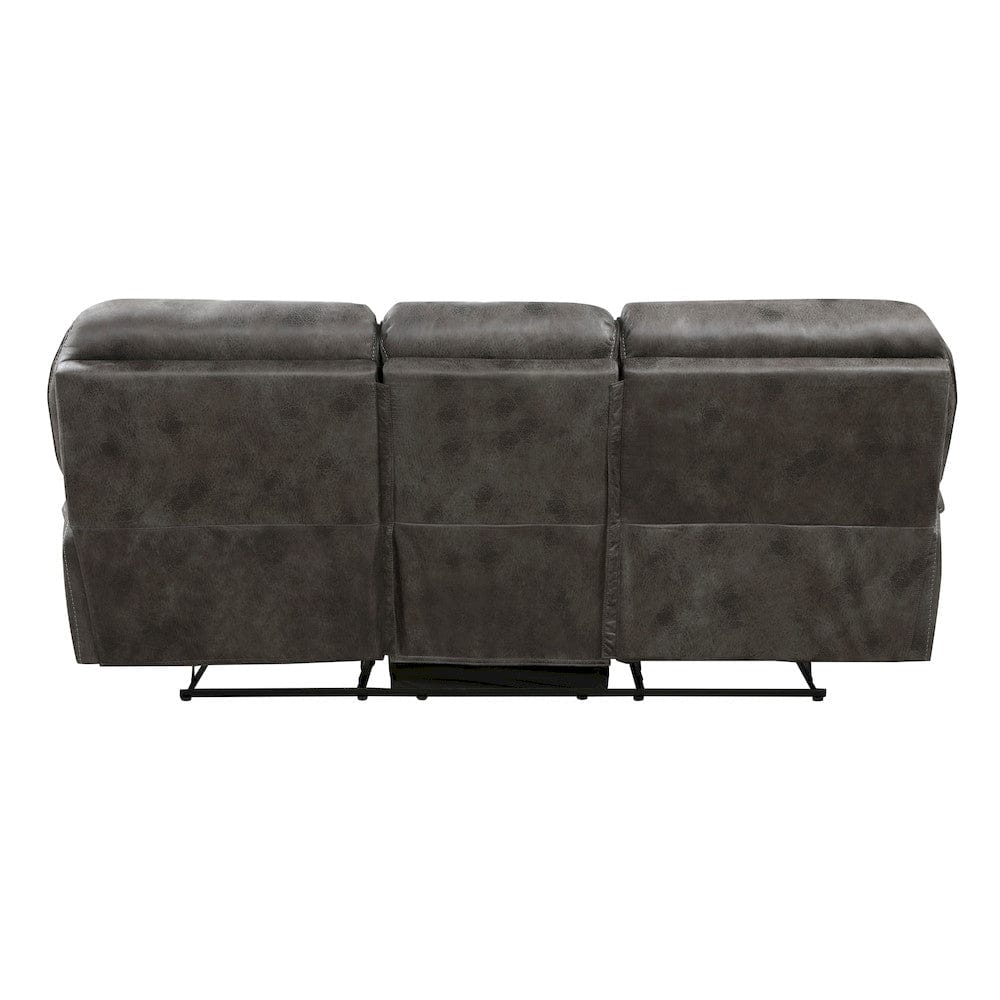 Homelegance  - Proctor Double Reclining Sofa in Gray - 8517GRY-3  view 4