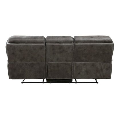 Homelegance  - Proctor Double Reclining Sofa in Gray - 8517GRY-3  view 4