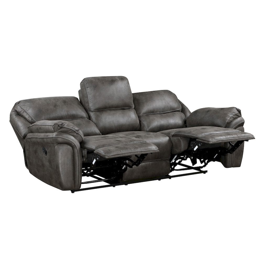 Homelegance  - Proctor Double Reclining Sofa in Gray - 8517GRY-3  view 5