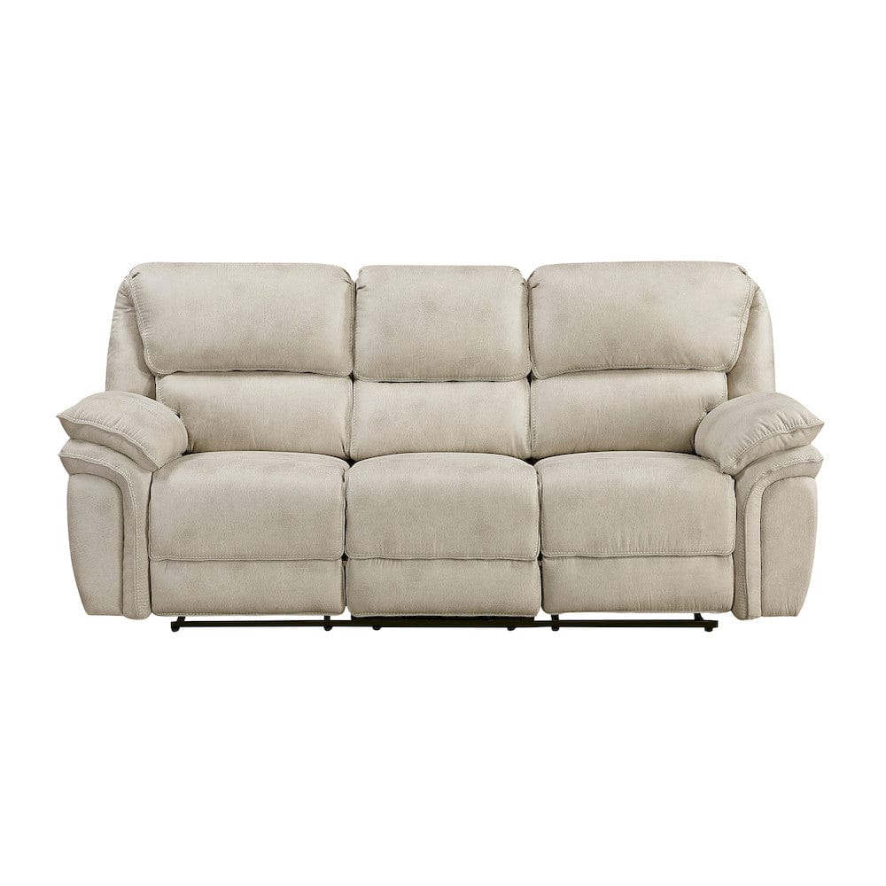 Homelegance  - Proctor Double Reclining Sofa in Sand - 8517PWT-3  view 6