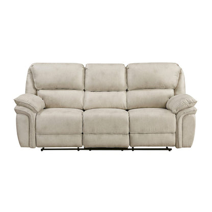 Homelegance  - Proctor Double Reclining Sofa in Sand - 8517PWT-3  view 6