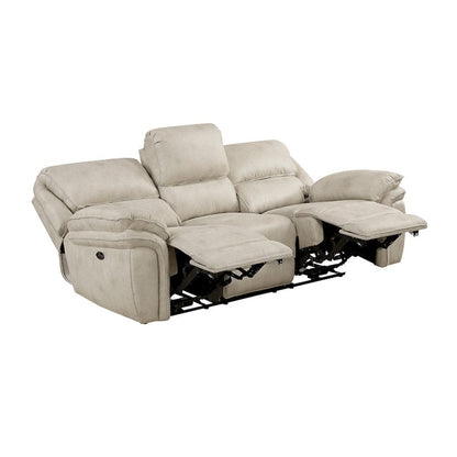 Homelegance  - Proctor Power Double Reclining Sofa in Sand - 8517PWT-3PW  view 4