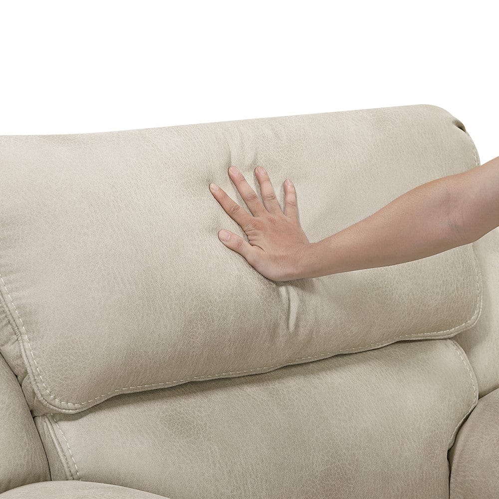 Homelegance  - Proctor Power Double Reclining Sofa in Sand - 8517PWT-3PW  view 5