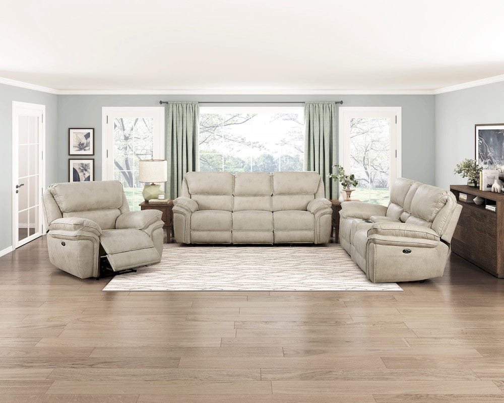Homelegance  - Proctor Power Double Reclining Sofa in Sand - 8517PWT-3PW  view 8
