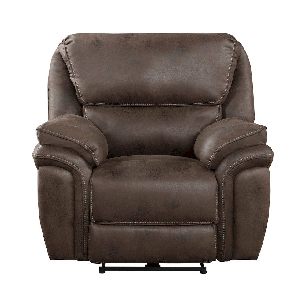 Homelegance  - Proctor Power Reclining Chair in Brown - 8517BRW-1PW  view 1
