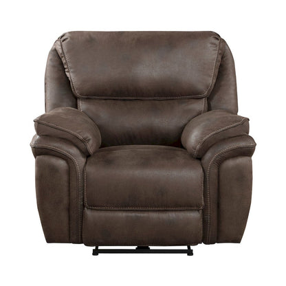Homelegance  - Proctor Power Reclining Chair in Brown - 8517BRW-1PW  view 1