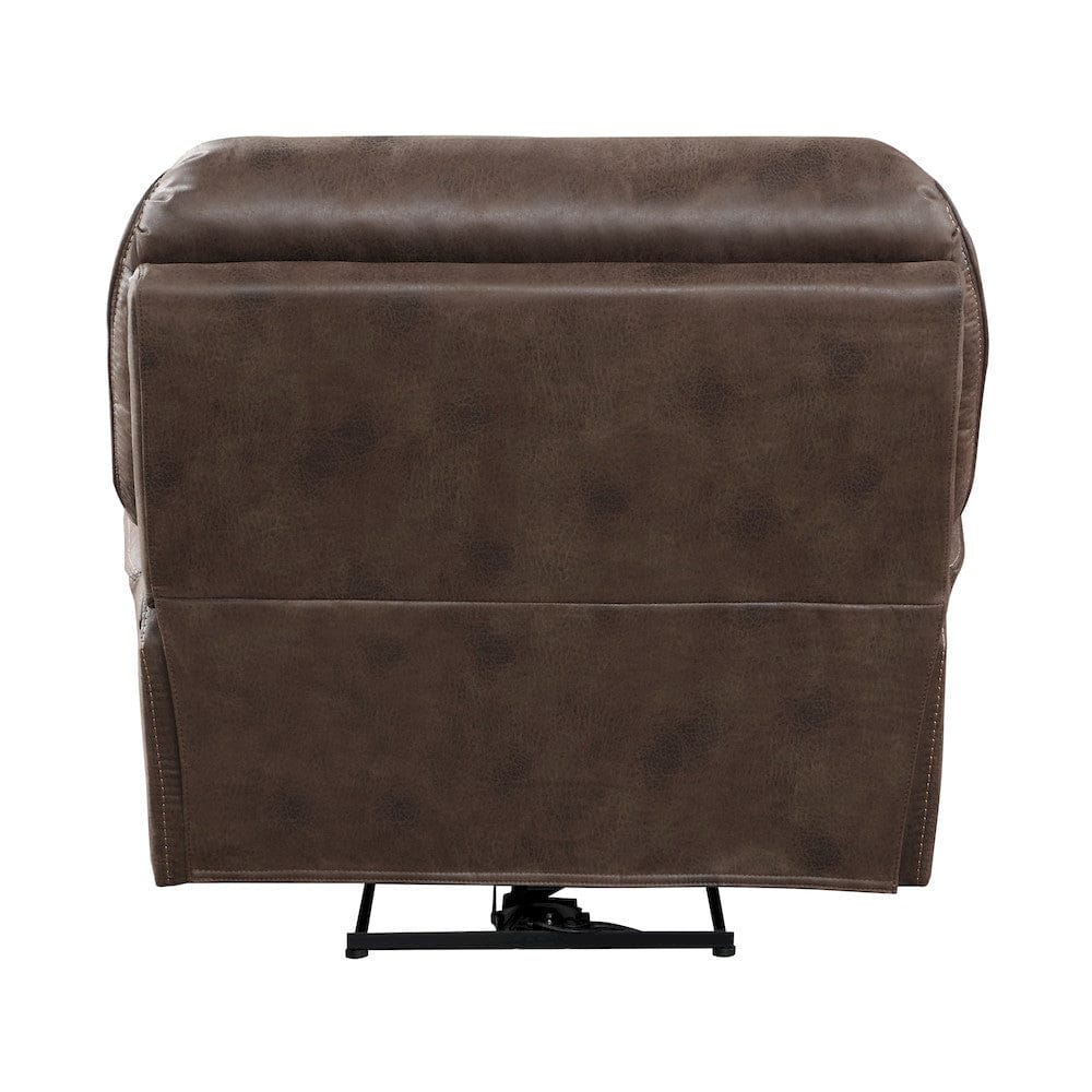 Homelegance  - Proctor Power Reclining Chair in Brown - 8517BRW-1PW  view 5