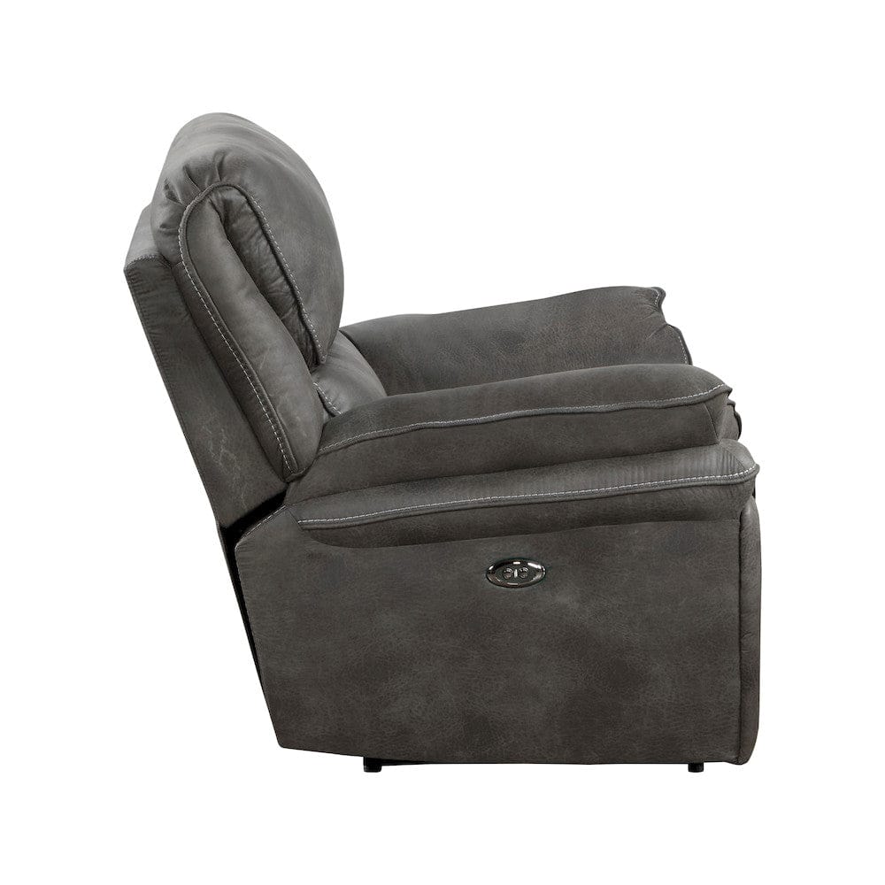 Homelegance  - Proctor Power Reclining Chair in Gray - 8517GRY-1PW  view 3