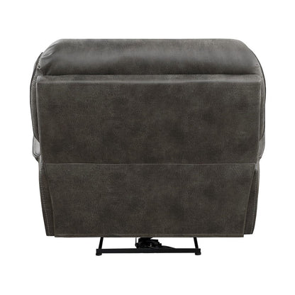 Homelegance  - Proctor Power Reclining Chair in Gray - 8517GRY-1PW  view 4