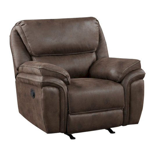 Homelegance  - Proctor Rocker Reclining Chair in Brown - 8517BRW-1  view 2