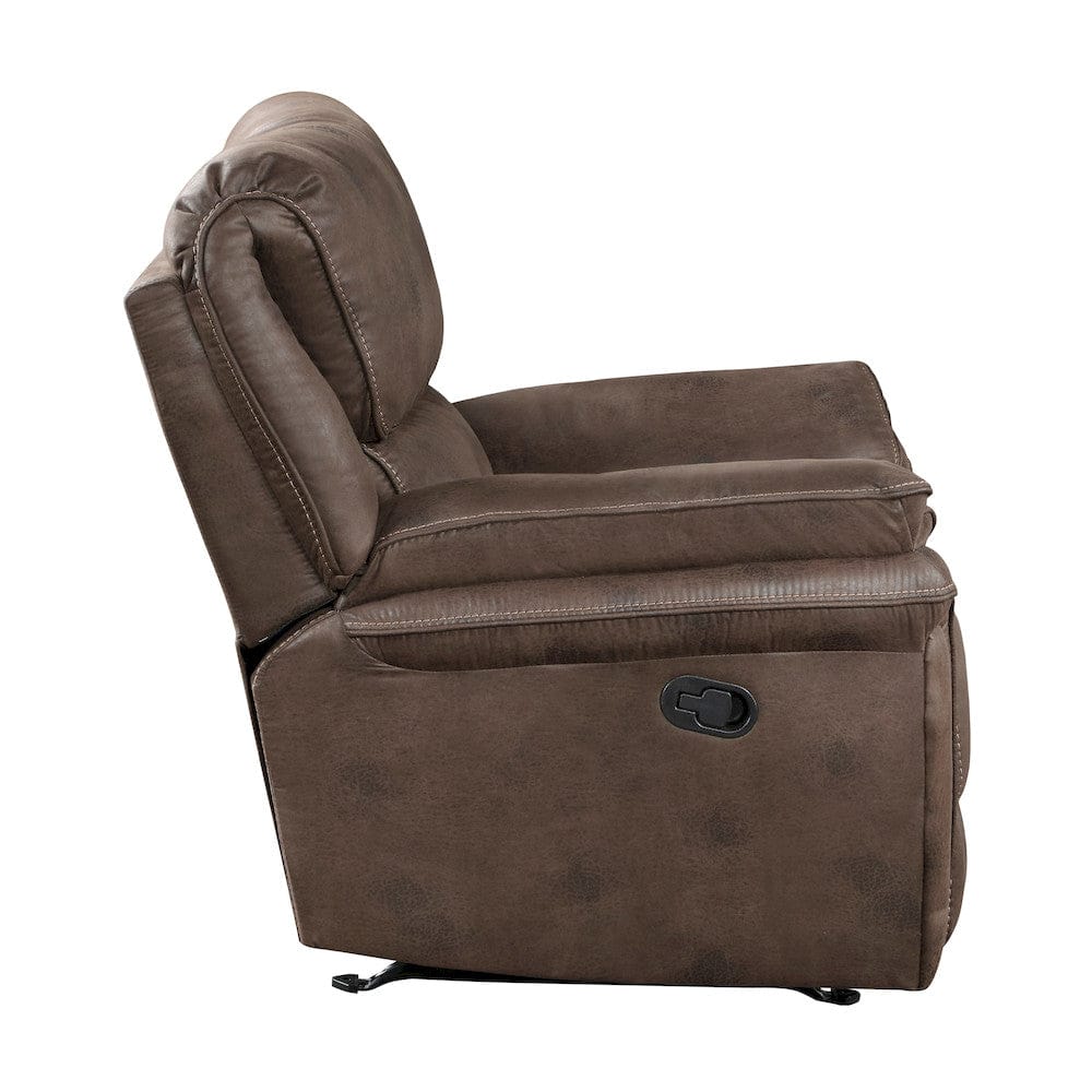 Homelegance  - Proctor Rocker Reclining Chair in Brown - 8517BRW-1  view 3