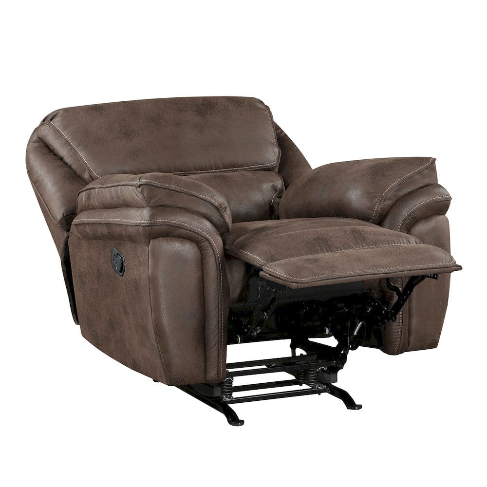 Homelegance  - Proctor Rocker Reclining Chair in Brown - 8517BRW-1  view 6