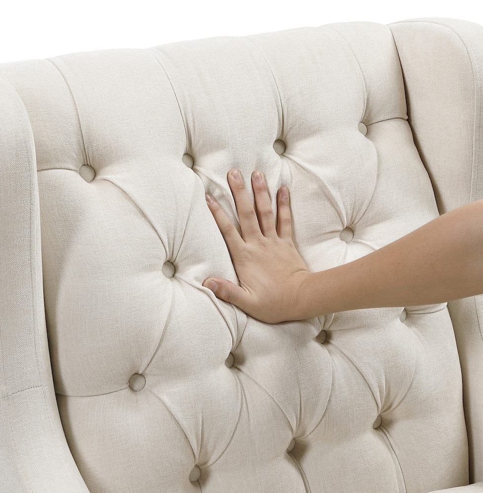 Homelegance  - Quent Accent Chair in Beige - 1006BEG-1  view 4