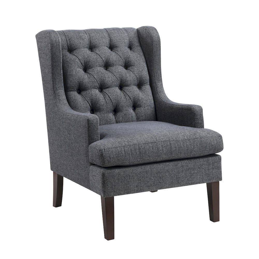 Homelegance  - Quent Accent Chair in Charcoal - 1006CRC-1  view 1