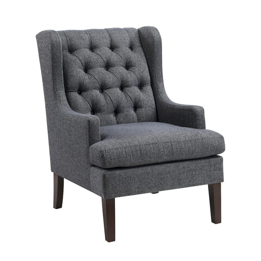 Homelegance  - Quent Accent Chair in Charcoal - 1006CRC-1  view 1