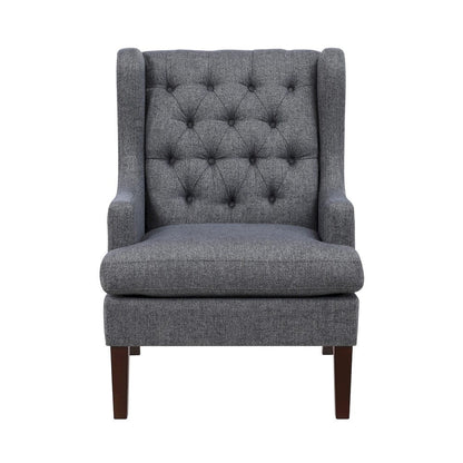 Homelegance  - Quent Accent Chair in Charcoal - 1006CRC-1  view 2