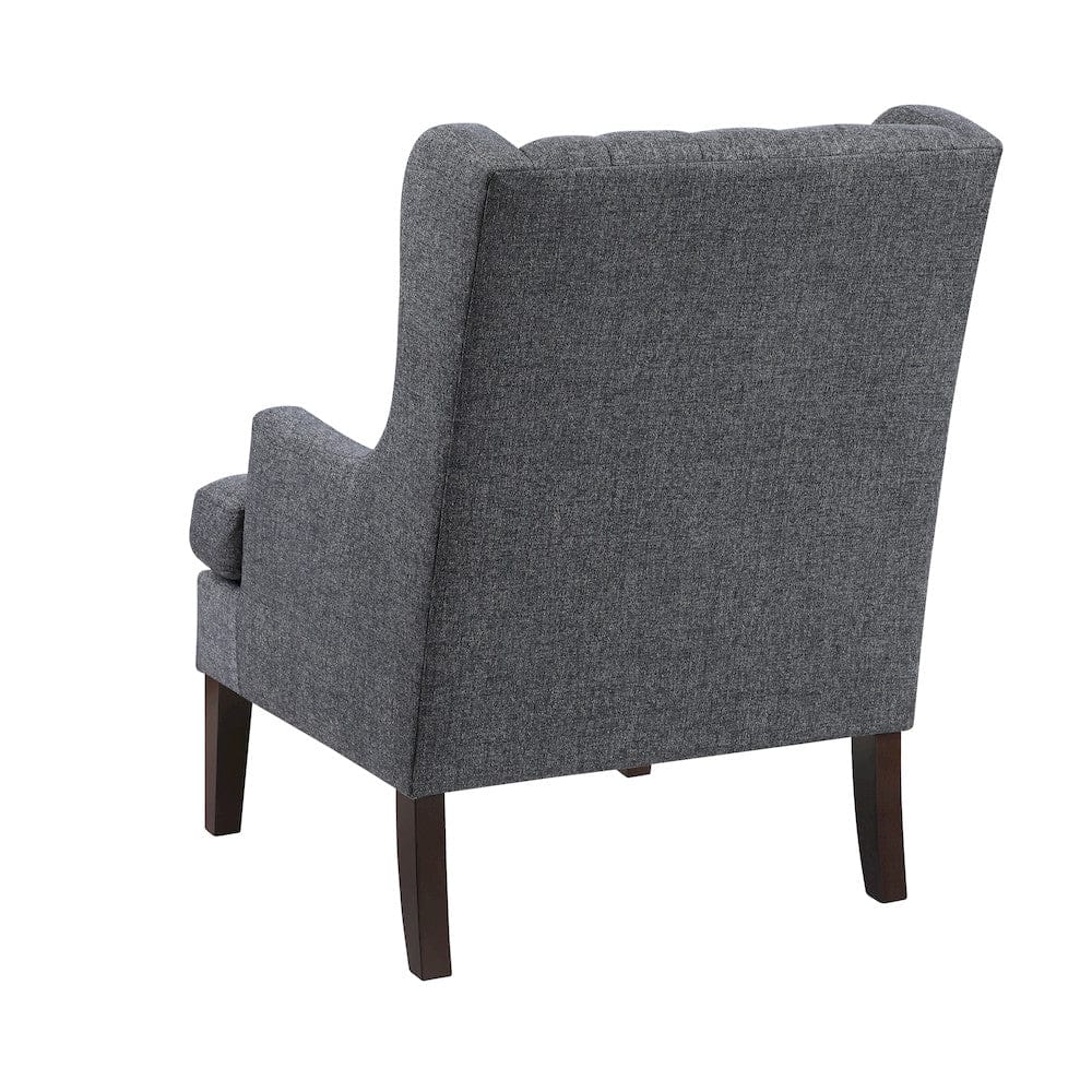 Homelegance  - Quent Accent Chair in Charcoal - 1006CRC-1  view 3