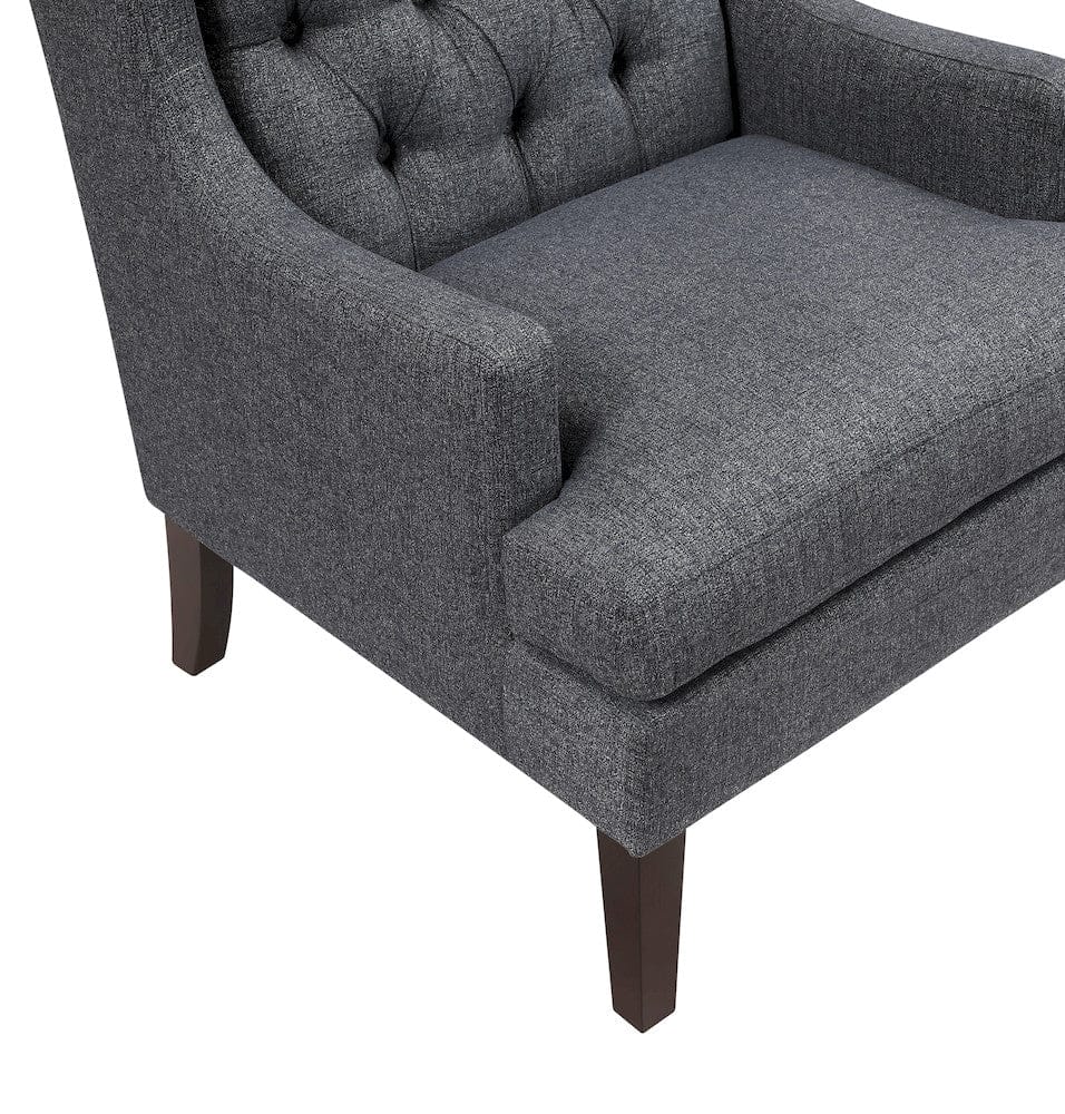Homelegance  - Quent Accent Chair in Charcoal - 1006CRC-1  view 4