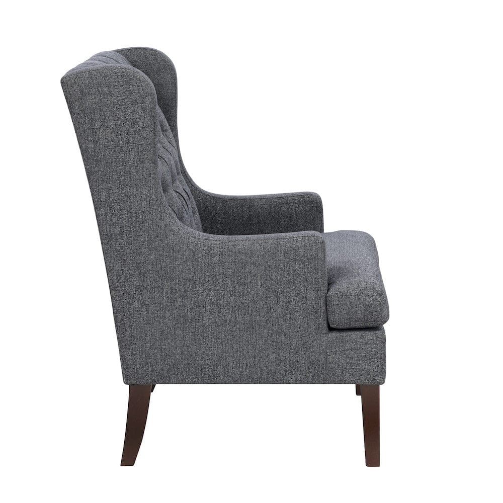 Homelegance  - Quent Accent Chair in Charcoal - 1006CRC-1  view 7