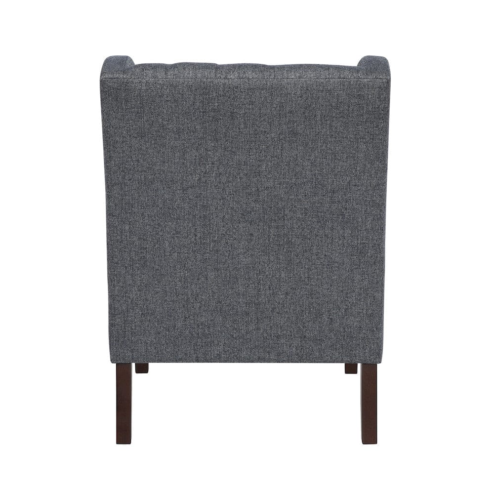 Homelegance  - Quent Accent Chair in Charcoal - 1006CRC-1  view 8