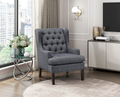 Homelegance  - Quent Accent Chair in Charcoal - 1006CRC-1  view 9