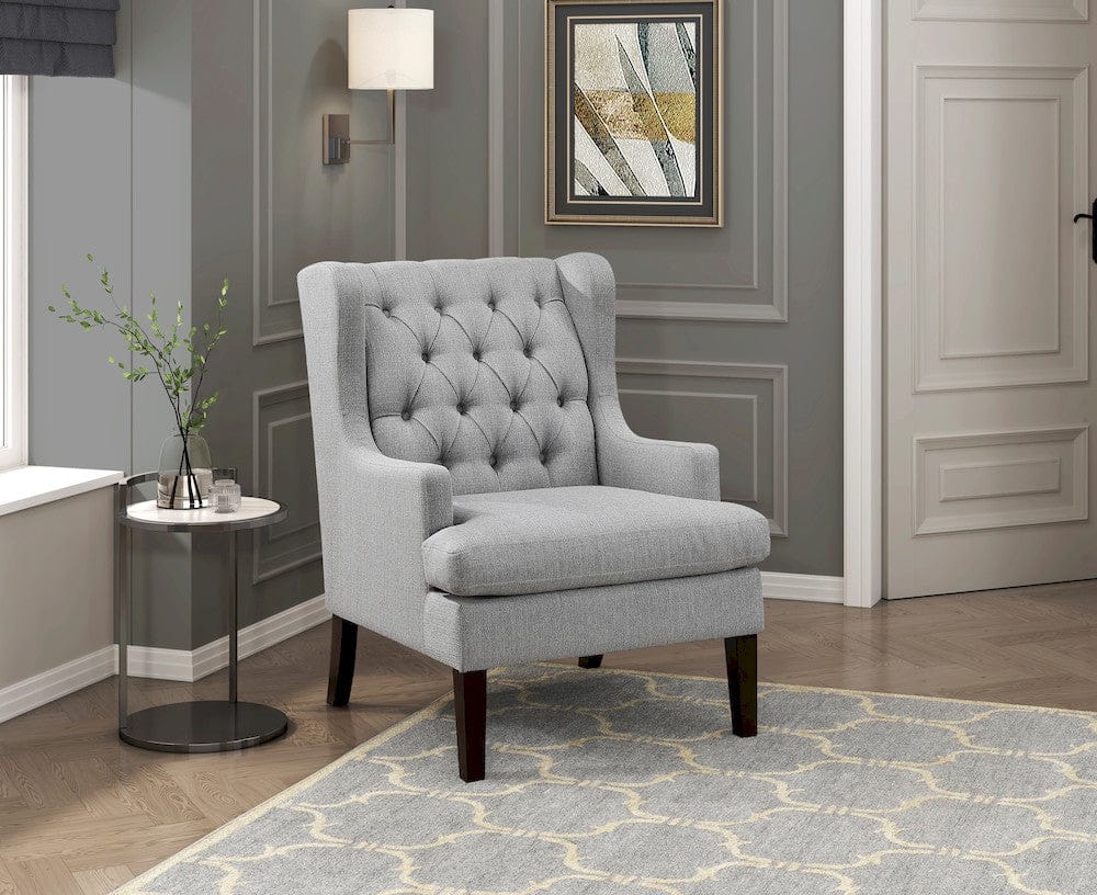Homelegance  - Quent Accent Chair in Gray - 1006GRY-1  view 5