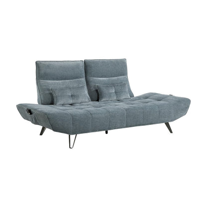 Homelegance  - Quonsett Sofa W/ Power Adjustable Seat Depth and Manual Adjustable Headrests in Blue - 9556BUE-3PW  view 7
