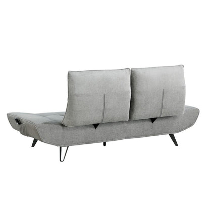 Homelegance  - Quonsett Sofa W/ Power Adjustable Seat Depth and Manual Adjustable Headrests in Gray - 9556GRY-3PW  view 3