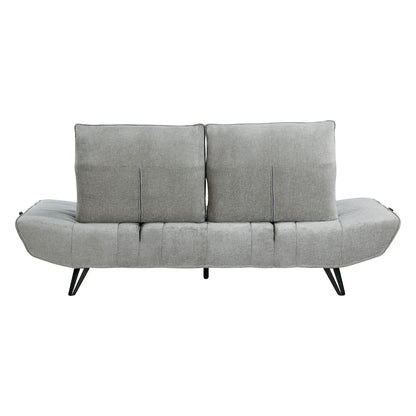 Homelegance  - Quonsett Sofa W/ Power Adjustable Seat Depth and Manual Adjustable Headrests in Gray - 9556GRY-3PW  view 4