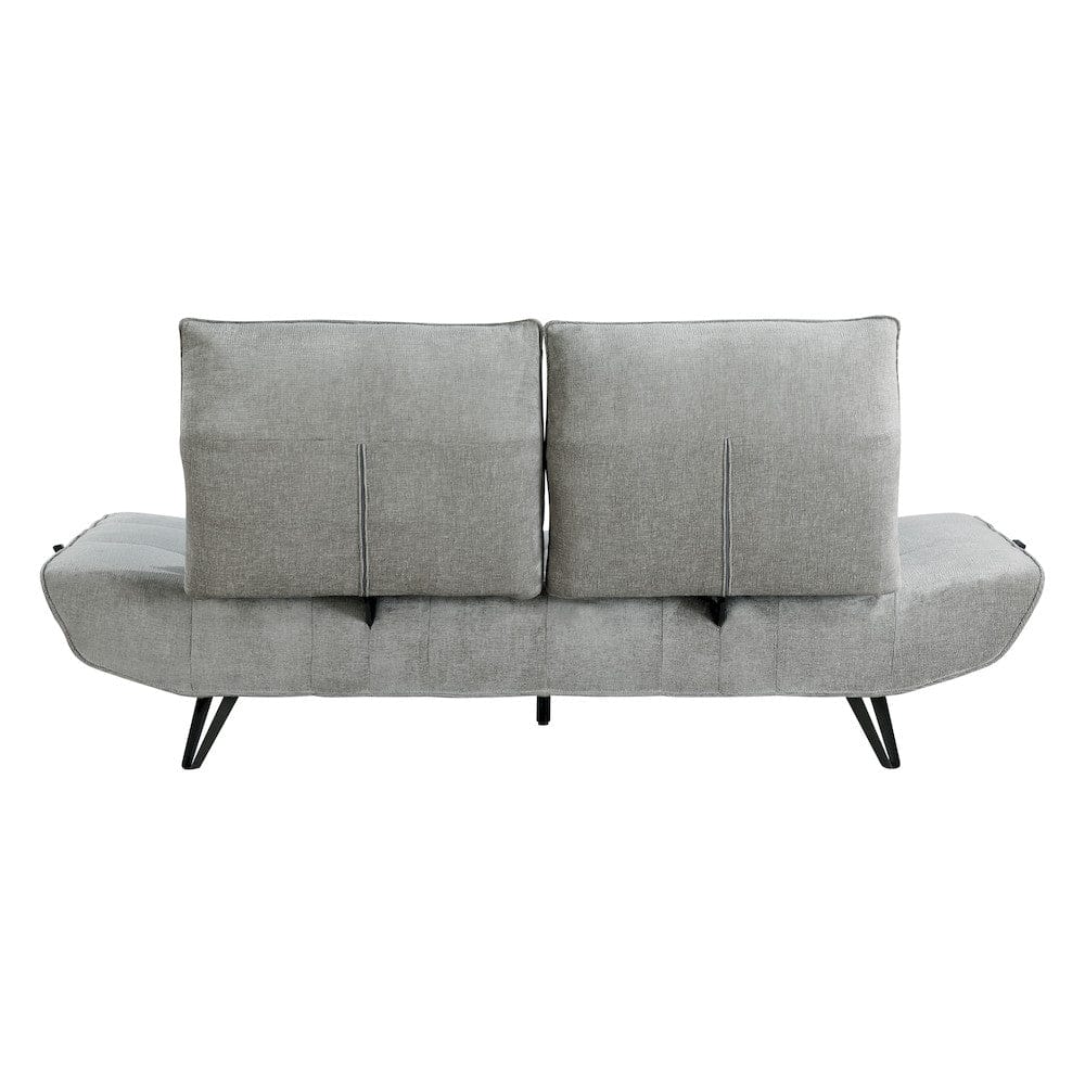 Homelegance  - Quonsett Sofa W/ Power Adjustable Seat Depth and Manual Adjustable Headrests in Gray - 9556GRY-3PW  view 5