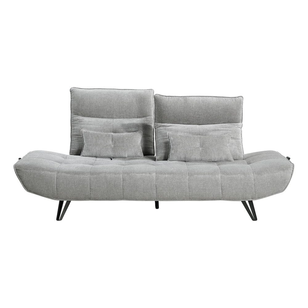 Homelegance  - Quonsett Sofa W/ Power Adjustable Seat Depth and Manual Adjustable Headrests in Gray - 9556GRY-3PW  view 6