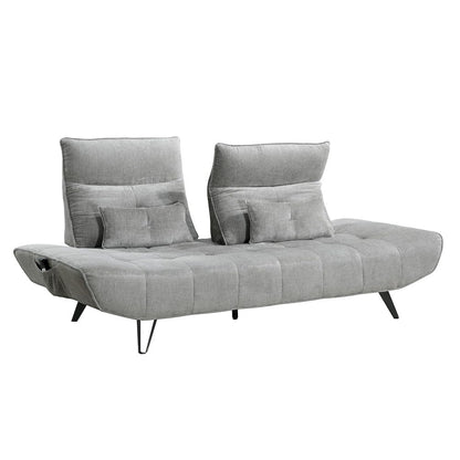 Homelegance  - Quonsett Sofa W/ Power Adjustable Seat Depth and Manual Adjustable Headrests in Gray - 9556GRY-3PW  view 7