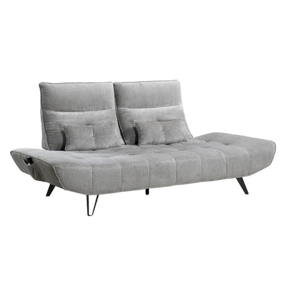 Homelegance  - Quonsett Sofa W/ Power Adjustable Seat Depth and Manual Adjustable Headrests in Gray - 9556GRY-3PW  view 10