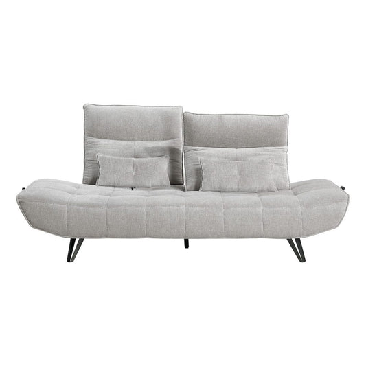 Homelegance  - Quonsett Sofa W/ Power Adjustable Seat Depth and Manual Adjustable Headrests in Light gray - 9556LGY-3PW  view 1