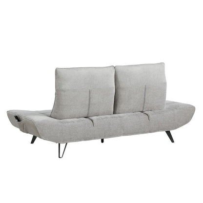 Homelegance  - Quonsett Sofa W/ Power Adjustable Seat Depth and Manual Adjustable Headrests in Light gray - 9556LGY-3PW  view 5