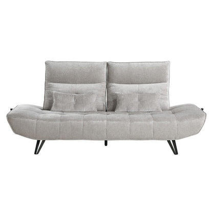 Homelegance  - Quonsett Sofa W/ Power Adjustable Seat Depth and Manual Adjustable Headrests in Light gray - 9556LGY-3PW  view 10