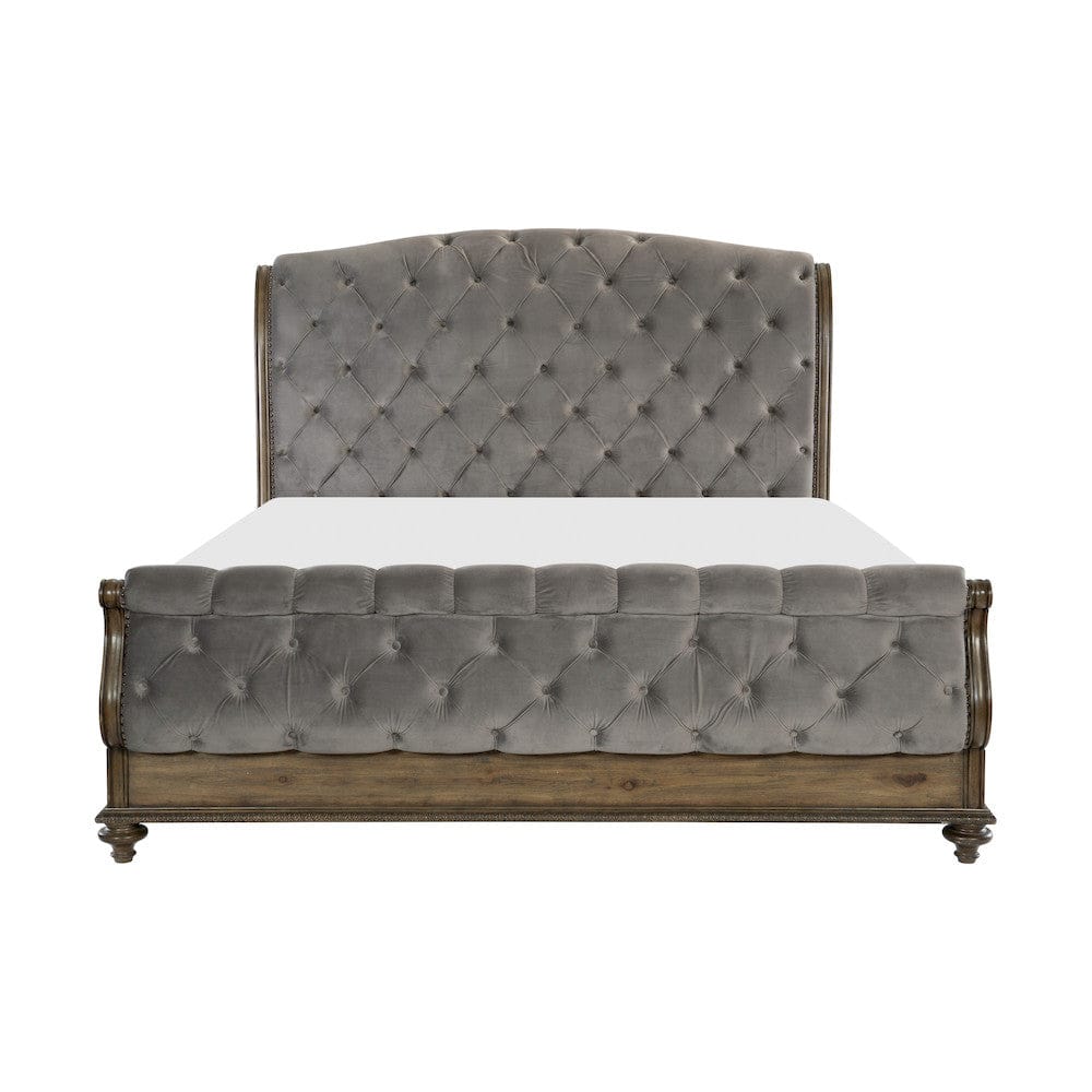 Homelegance  - Rachelle Queen Bed in Gray - 1693-1x  view 6