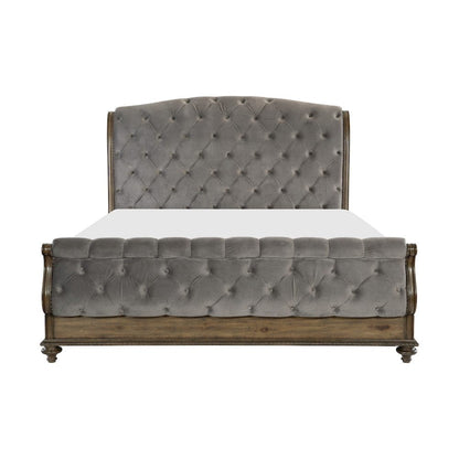 Homelegance  - Rachelle Queen Bed in Gray - 1693-1x  view 6